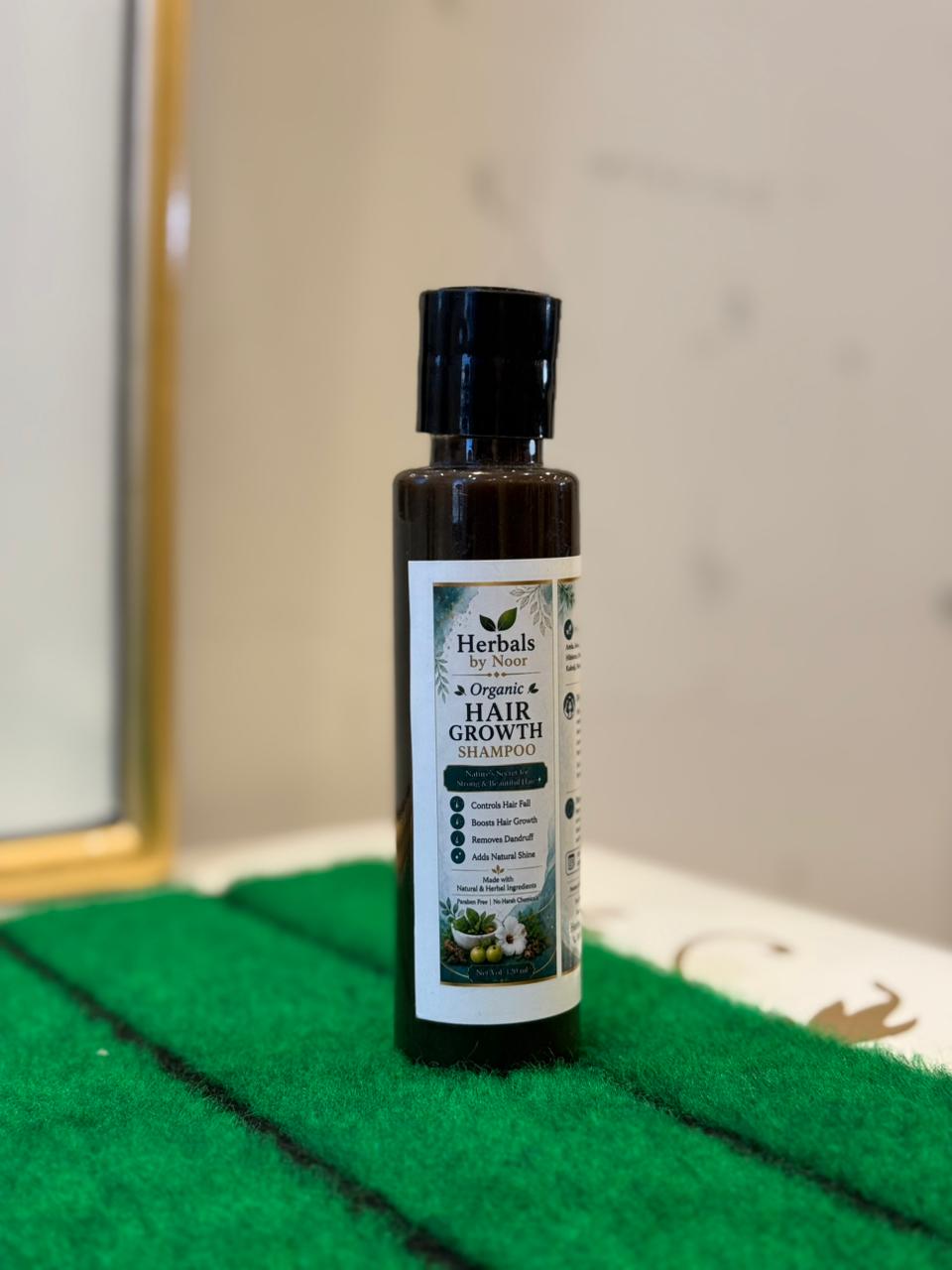 Herbals by Noor Complete Hair Care Starter Kit | Tester Bundle (100ml Oil + 120ml Shampoo)