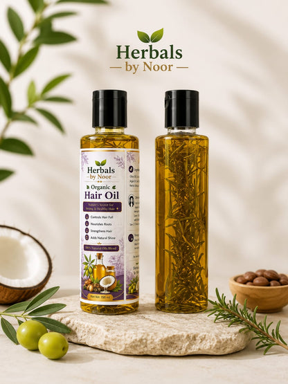 Organic Hair Care Regular Bundle | Growth Shampoo (250ml) & Hair Oil (150ml)