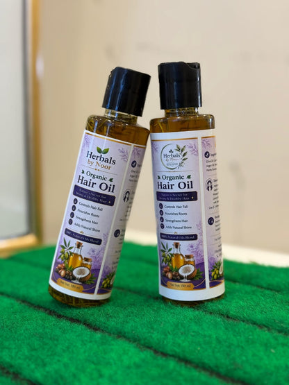 Organic Hair Care Regular Bundle | Growth Shampoo (250ml) & Hair Oil (150ml)